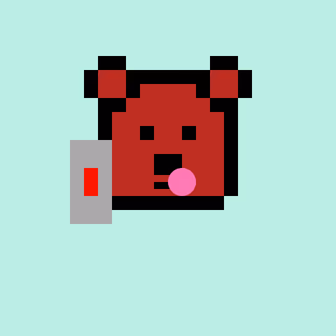 Pixel Bear #21472