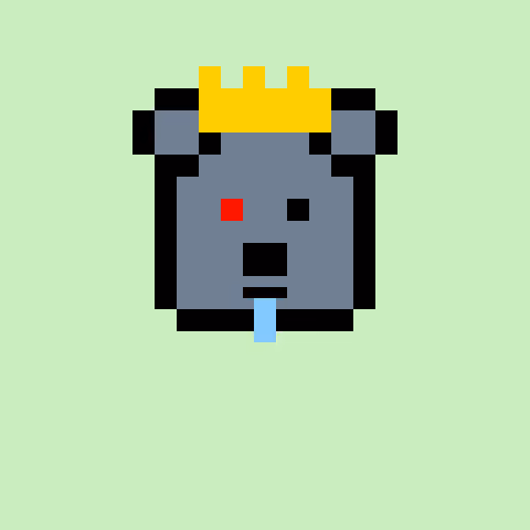 Pixel Bear #36600