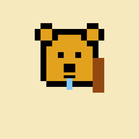 Pixel Bear #74130