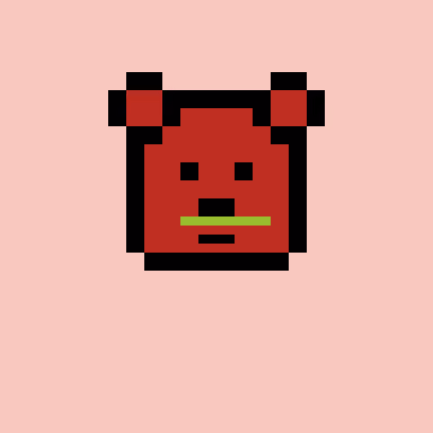 Pixel Bear #56629