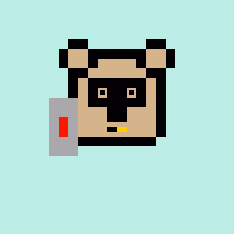 Pixel Bear #63947