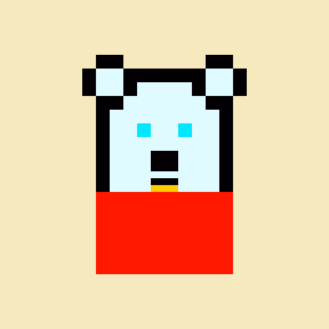 Pixel Bear #63557