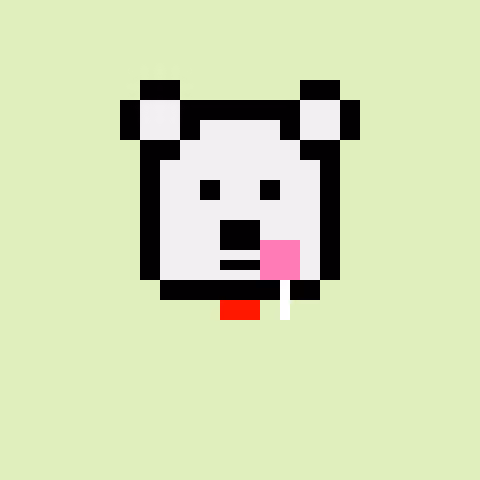 Pixel Bear #36051