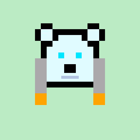 Pixel Bear #62424