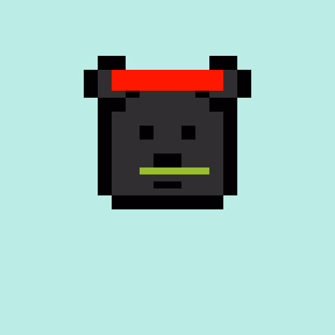 Pixel Bear #44974