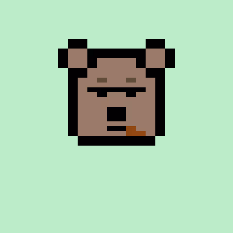 Pixel Bear #36290