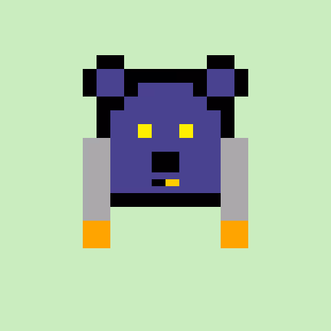 Pixel Bear #9215
