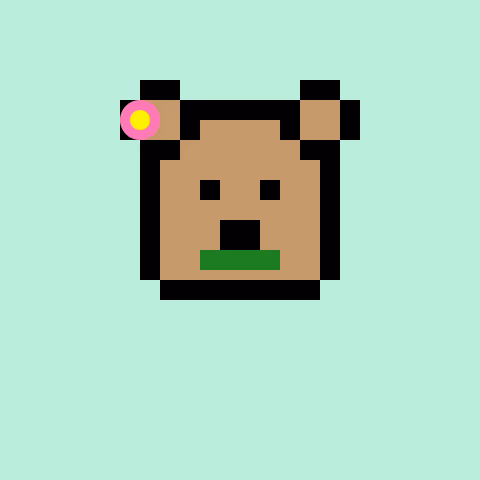 Pixel Bear #77963