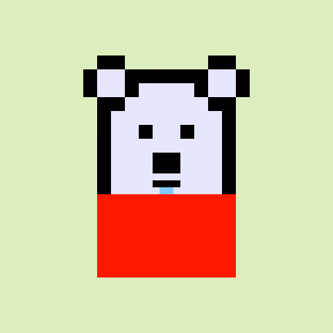 Pixel Bear #11020