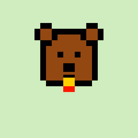 Pixel Bear #62703