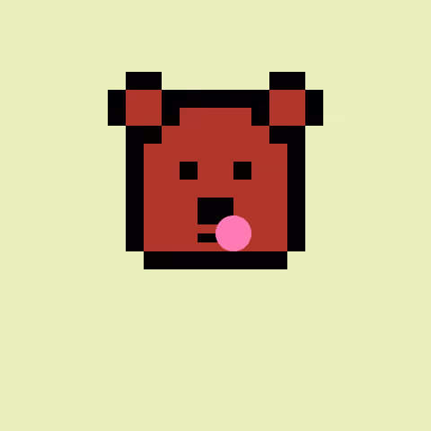 Pixel Bear #66040