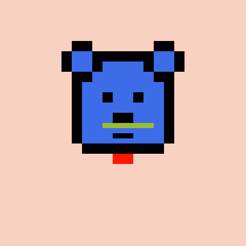 Pixel Bear #58596