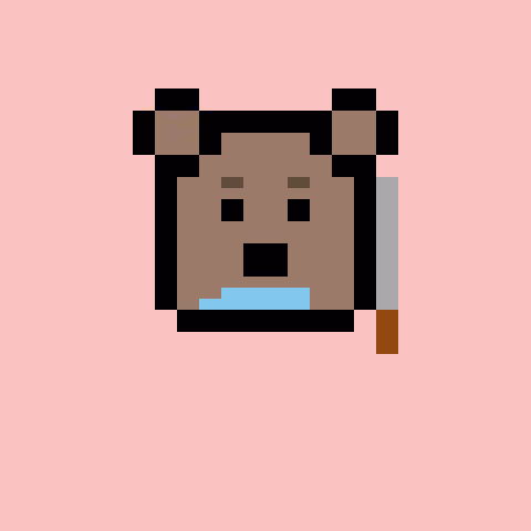 Pixel Bear #8216