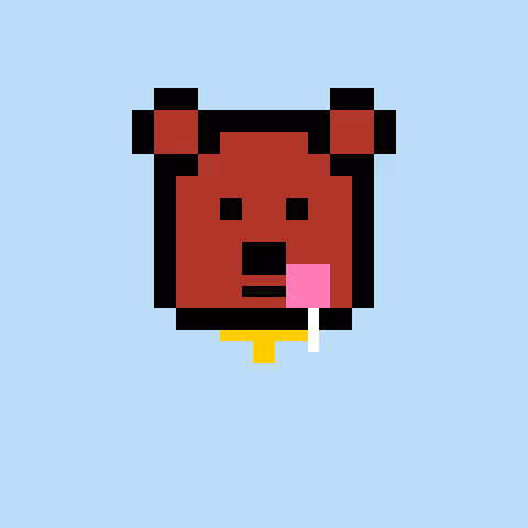 Pixel Bear #50431