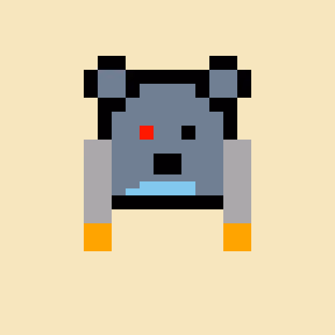 Pixel Bear #62673