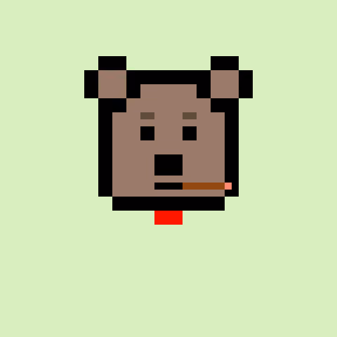 Pixel Bear #12753