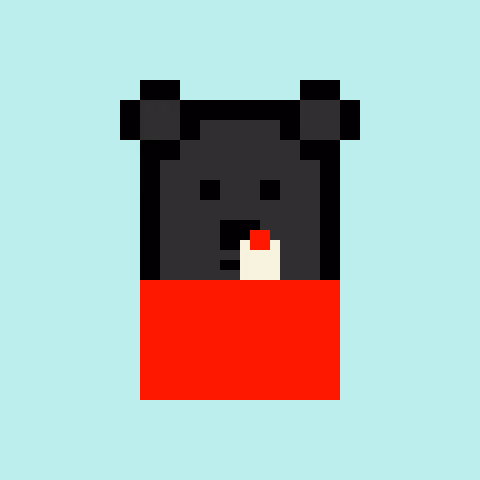 Pixel Bear #36122