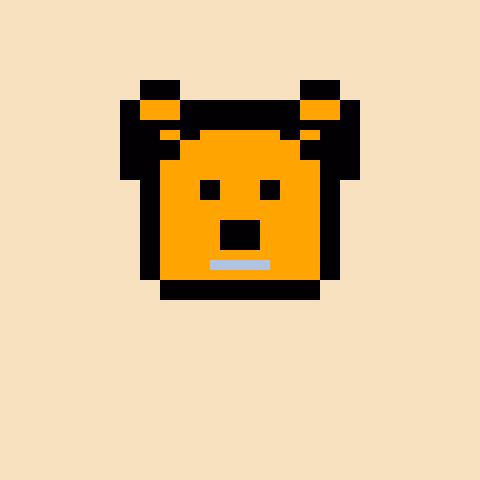 Pixel Bear #59340