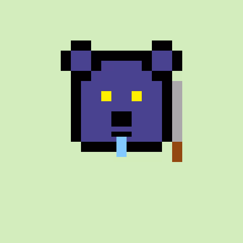 Pixel Bear #70377
