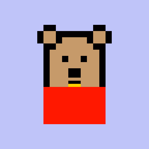 Pixel Bear #25242