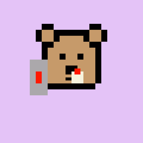 Pixel Bear #58353