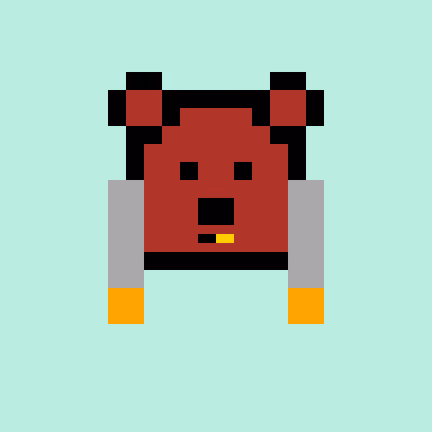 Pixel Bear #51666