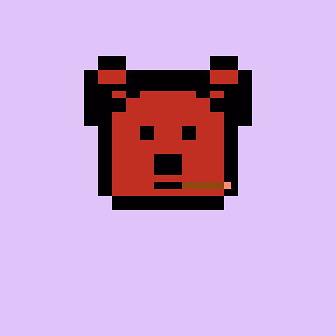 Pixel Bear #42376