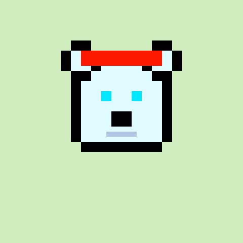 Pixel Bear #44312