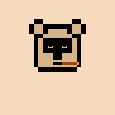 Pixel Bear #28306