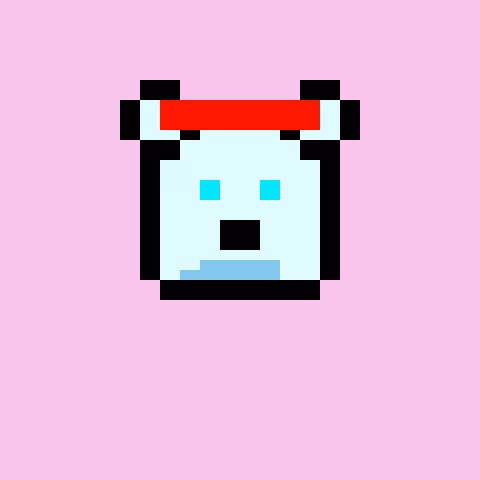 Pixel Bear #64410