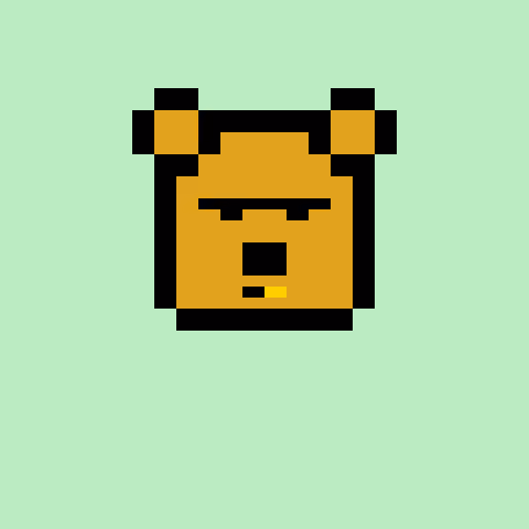 Pixel Bear #67958