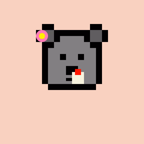 Pixel Bear #73516