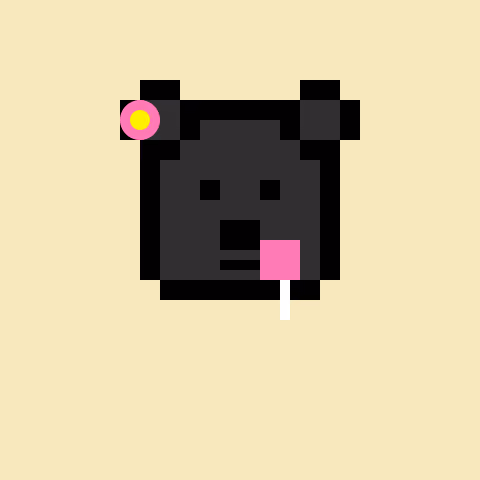 Pixel Bear #47306