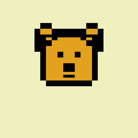Pixel Bear #75715