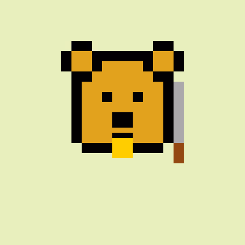 Pixel Bear #22703