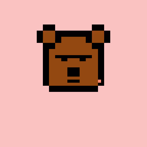 Pixel Bear #59204