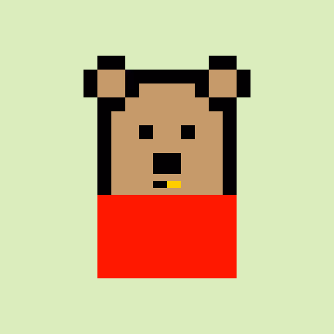 Pixel Bear #72859
