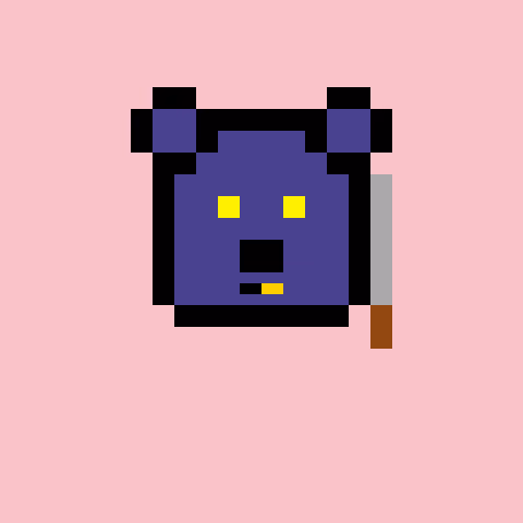 Pixel Bear #25362
