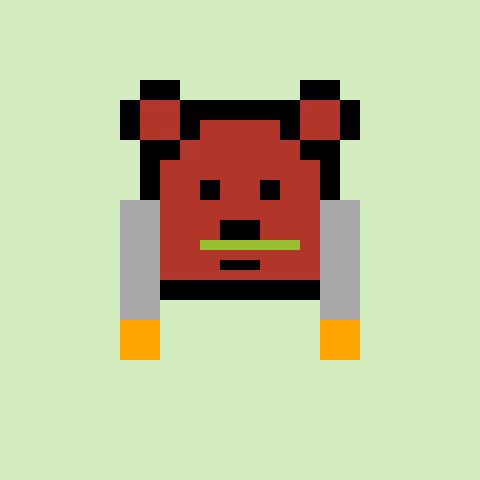 Pixel Bear #34910