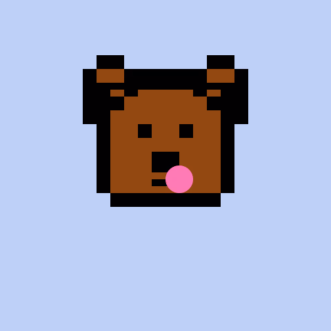 Pixel Bear #24260