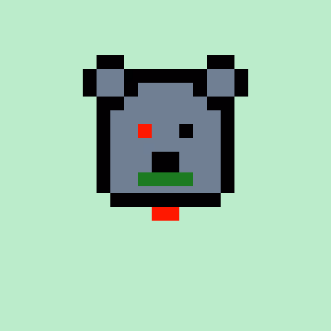 Pixel Bear #49202