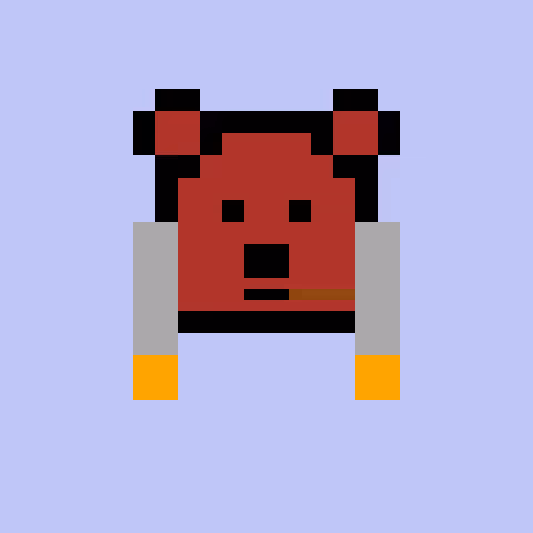 Pixel Bear #34157