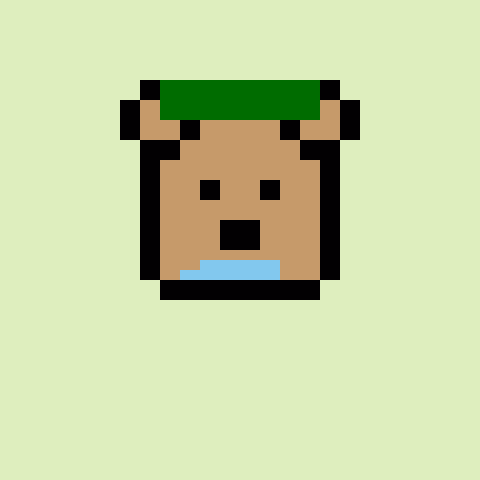 Pixel Bear #46225