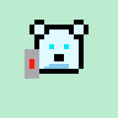 Pixel Bear #72682