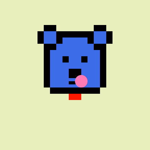 Pixel Bear #34490