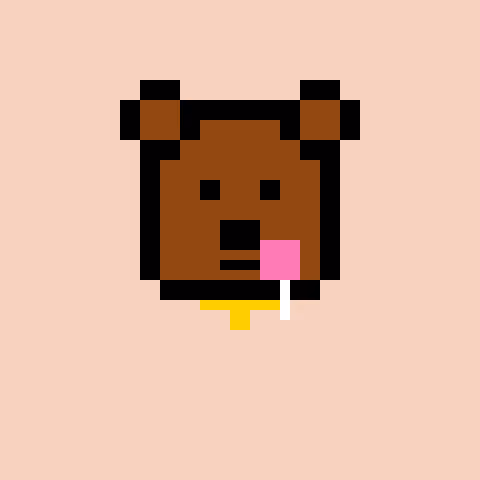 Pixel Bear #52563