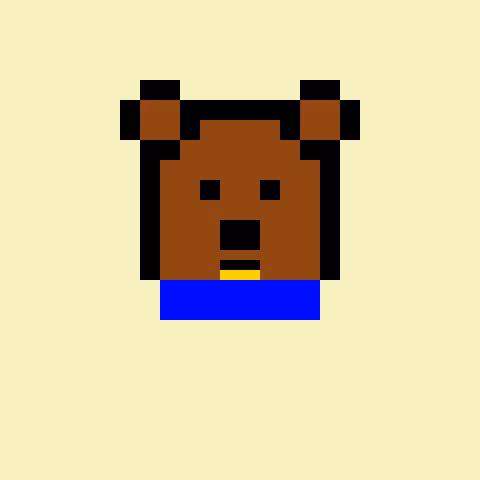 Pixel Bear #29131