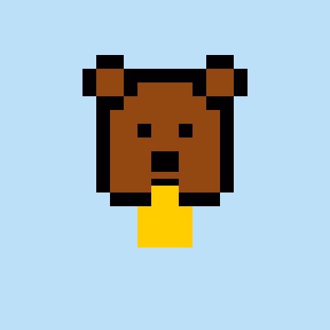 Pixel Bear #8004