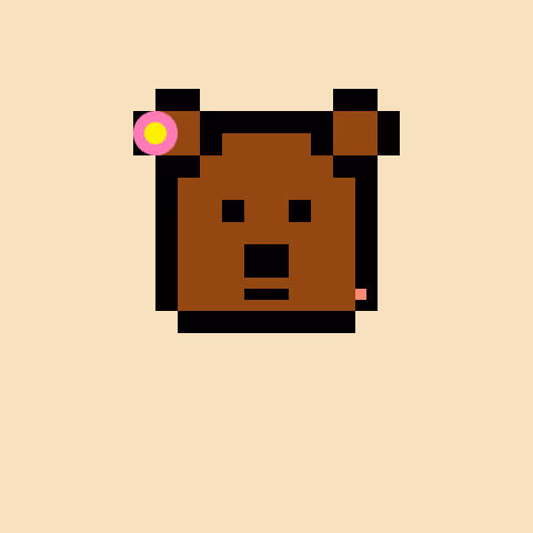Pixel Bear #33850