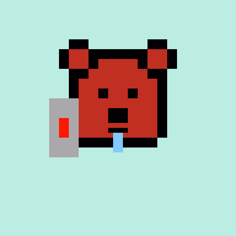 Pixel Bear #1015